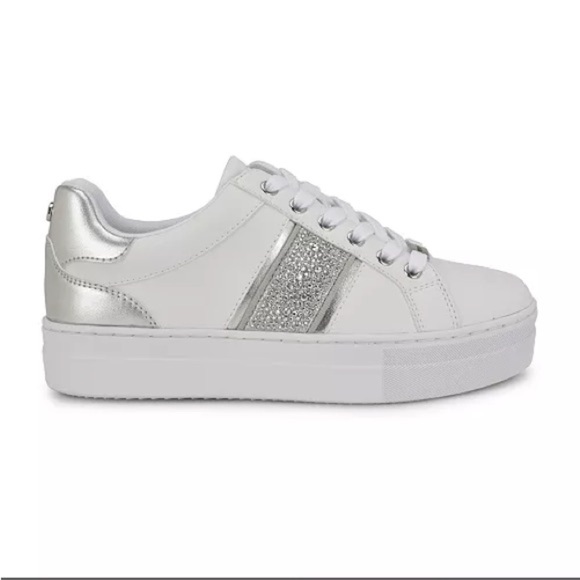 Nine West Nine West Women's Gator Platform Casual Lace-Up Sneakers - Picture 5 of 6